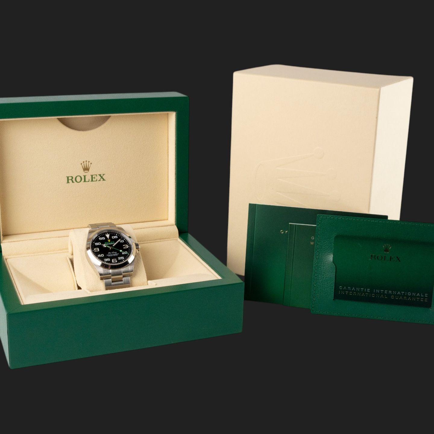 Rolex Air-King 126900 (2023) - Black dial 40 mm Steel case (8/8)