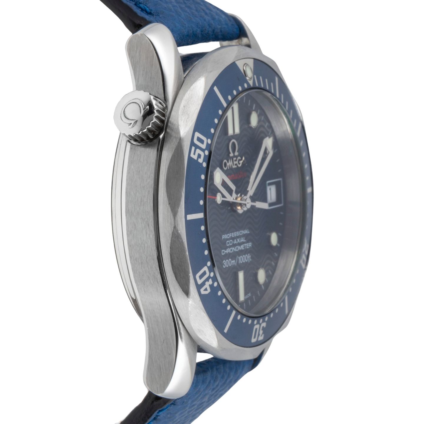 Omega Seamaster Diver 300 M 2222.80.00 (2007) - Blauw wijzerplaat 36mm Staal (7/8)