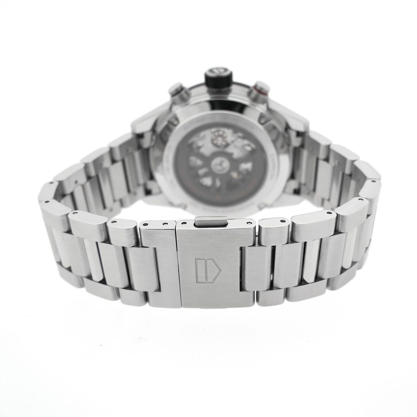 TAG Heuer Carrera Calibre HEUER 01 CAR201U.BA0766 (2022) - Transparant wijzerplaat 43mm Staal (2/8)