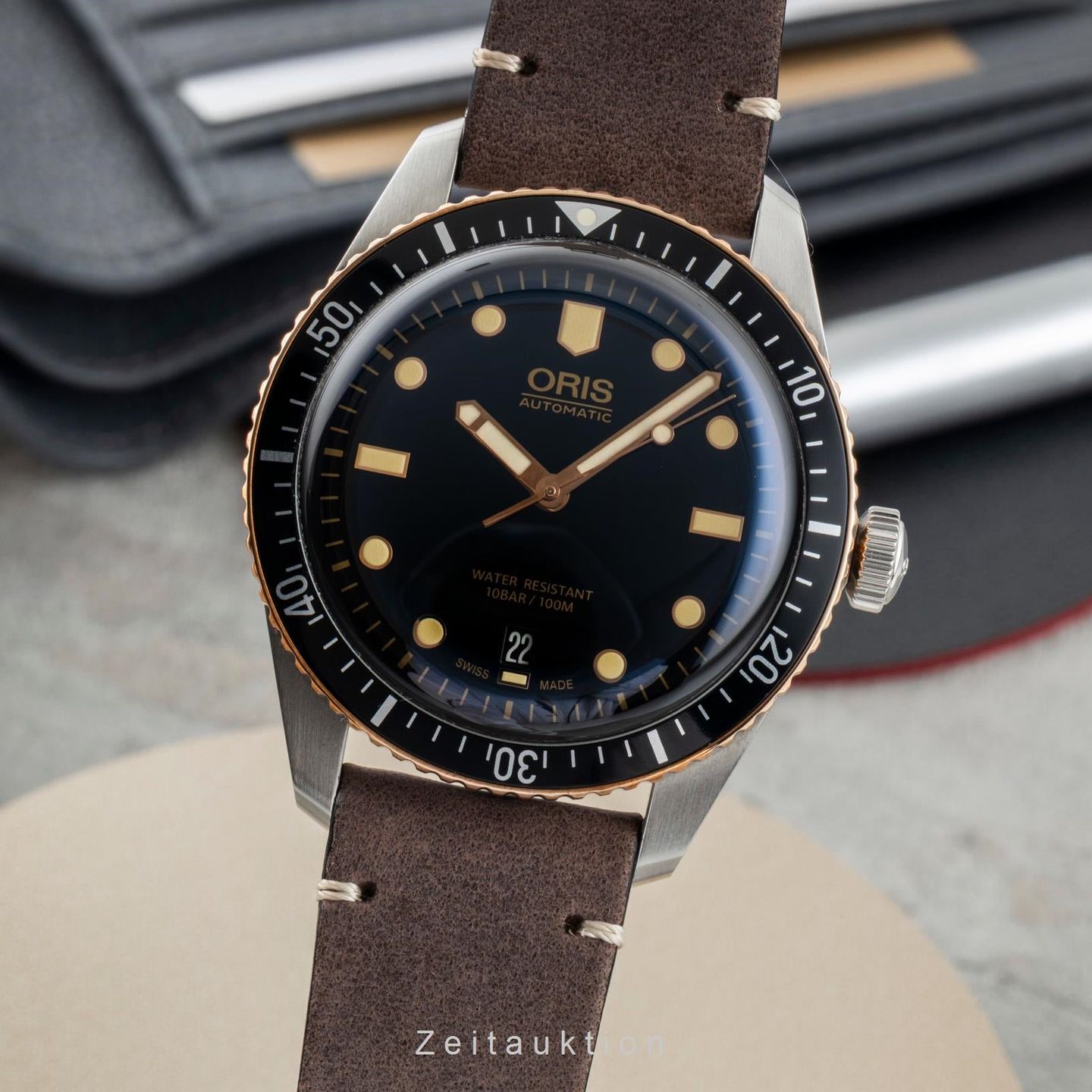 Oris Divers Sixty Five 01 733 7707 4354-07 5 20 55 (Onbekend (willekeurig serienummer)) - Zwart wijzerplaat 40mm Staal (1/8)