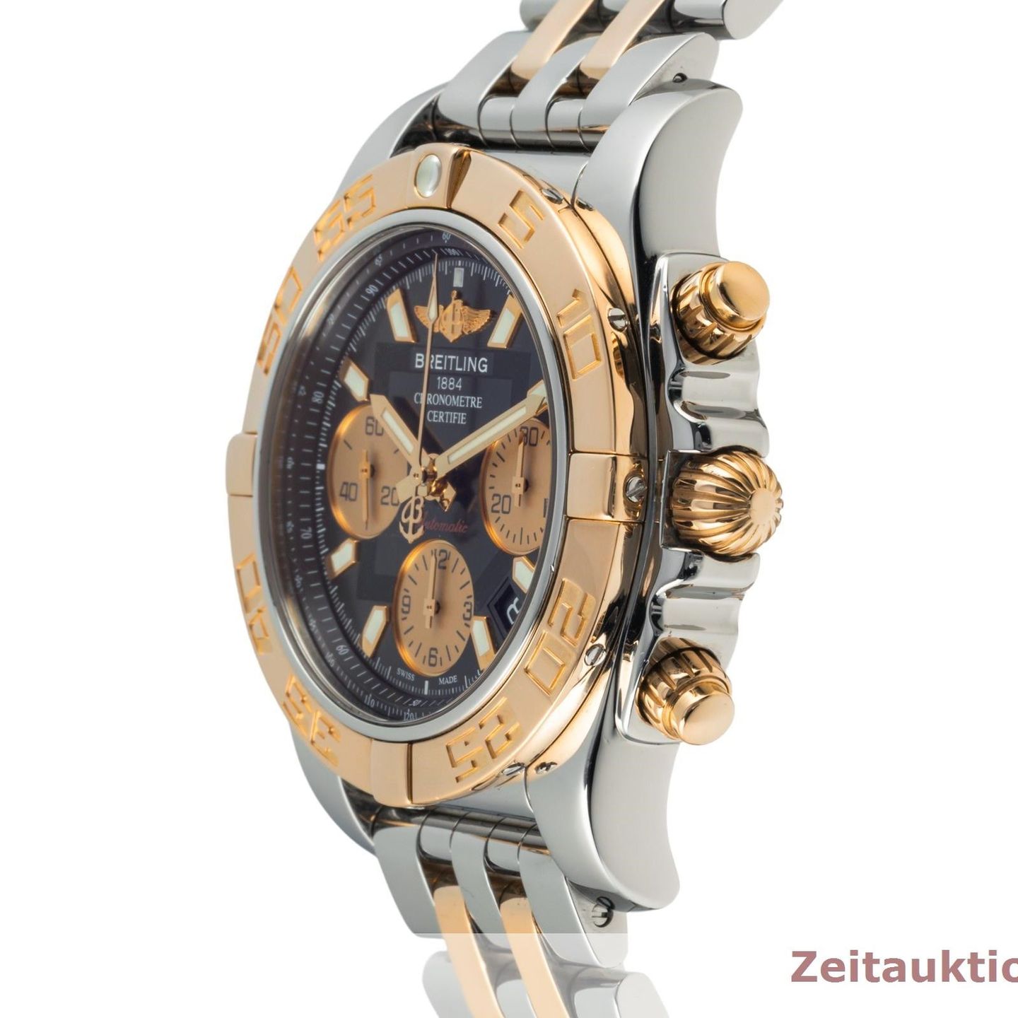 Breitling Chronomat 41 CB014012A722378C (2011) - Wit wijzerplaat 41mm Staal (6/8)