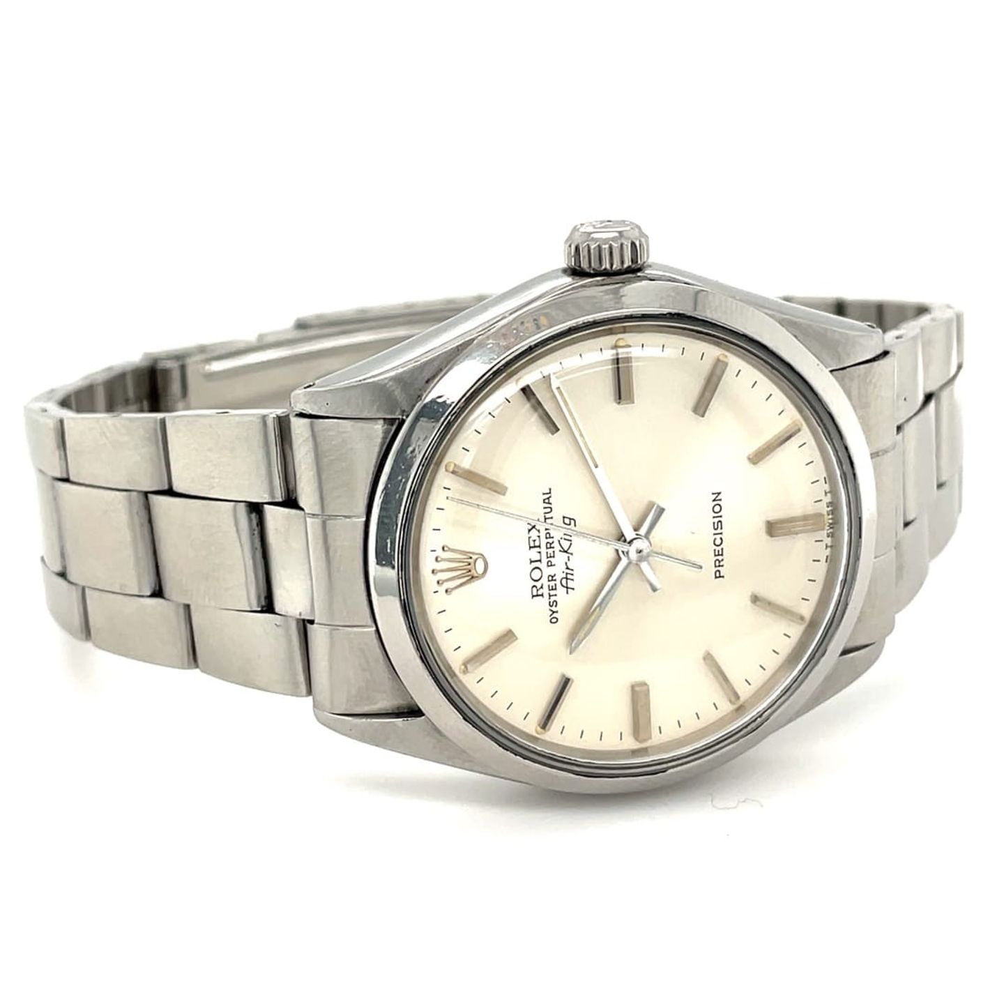Rolex Air-King 5500 (1970) - 34 mm Steel case (7/8)