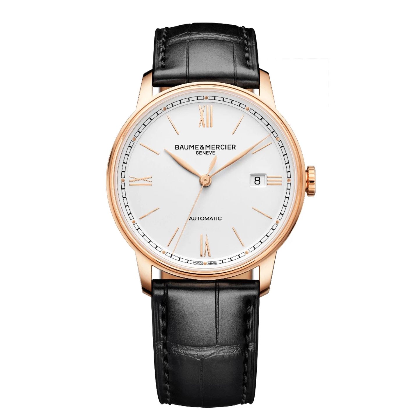 Baume & Mercier Classima M0A10597 (2024) - Silver dial 39 mm Rose Gold case (3/3)