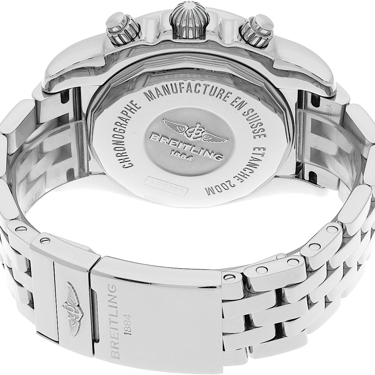 Breitling Chronomat 44 GMT AB0420 (2016) - Black dial 44 mm Steel case (5/5)