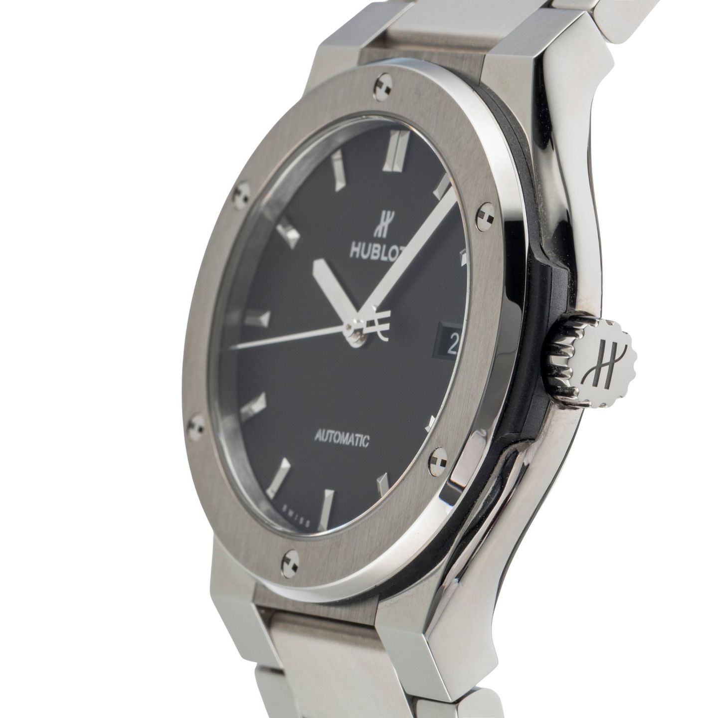 Hublot Classic Fusion 548.NX.1170.NX (2019) - Black dial 42 mm Titanium case (6/8)