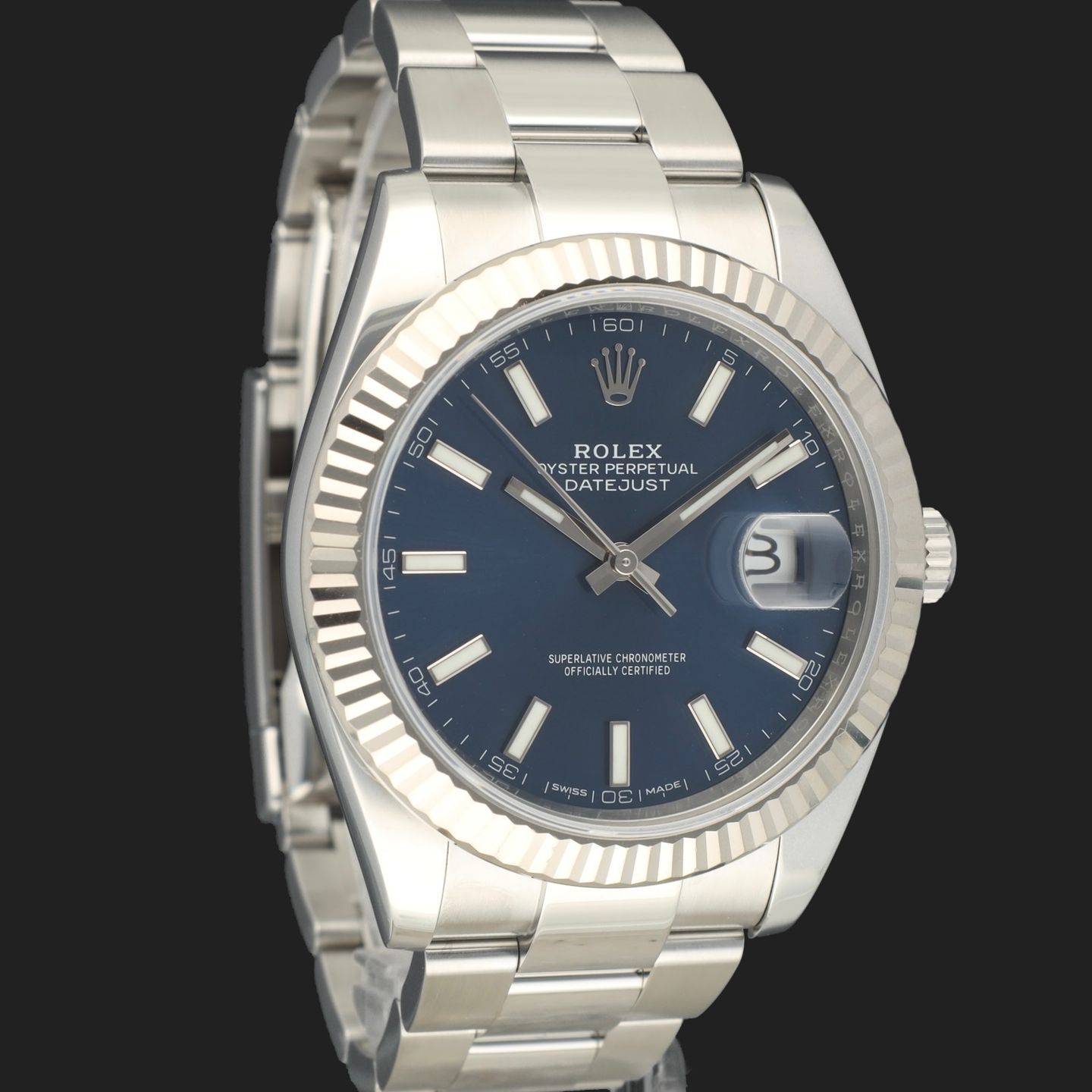 Rolex Datejust 41 126334 (2019) - Blauw wijzerplaat 41mm Staal (4/8)