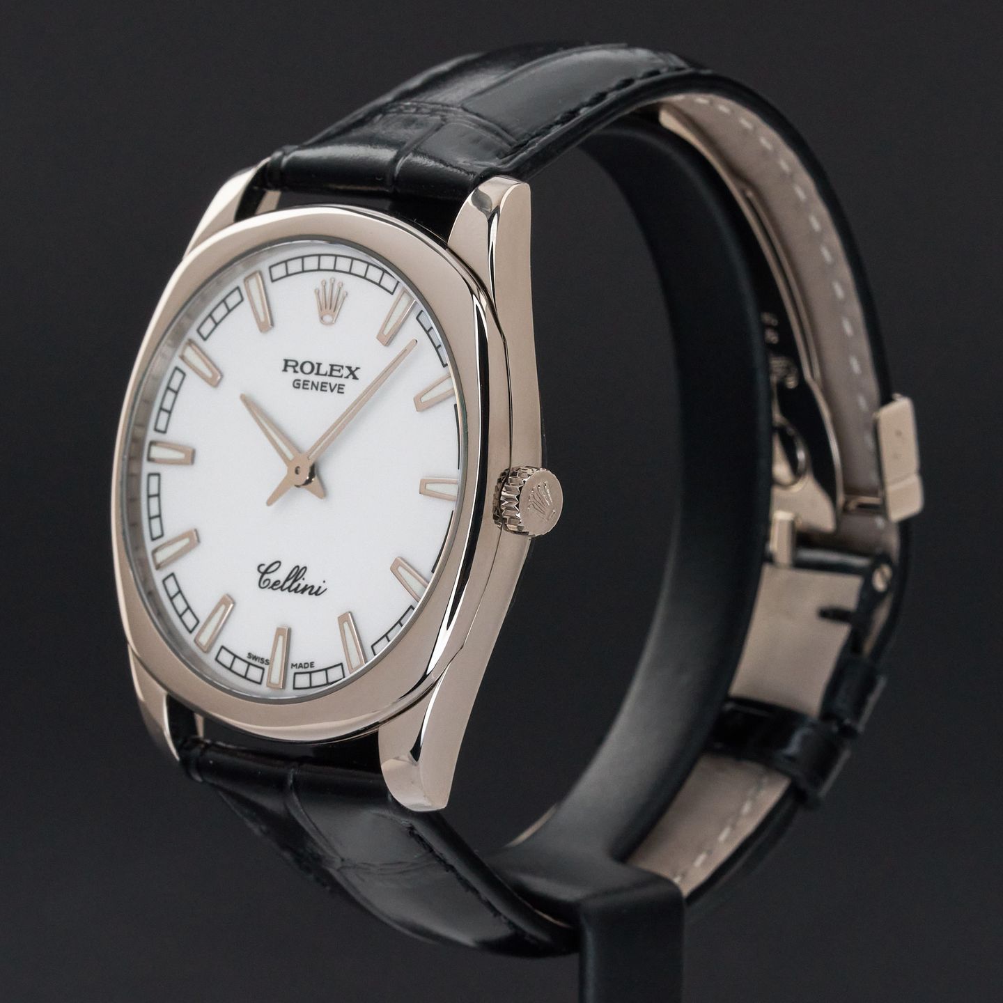Rolex Cellini Danaos 4243 (2005) - 38mm Witgoud (4/8)