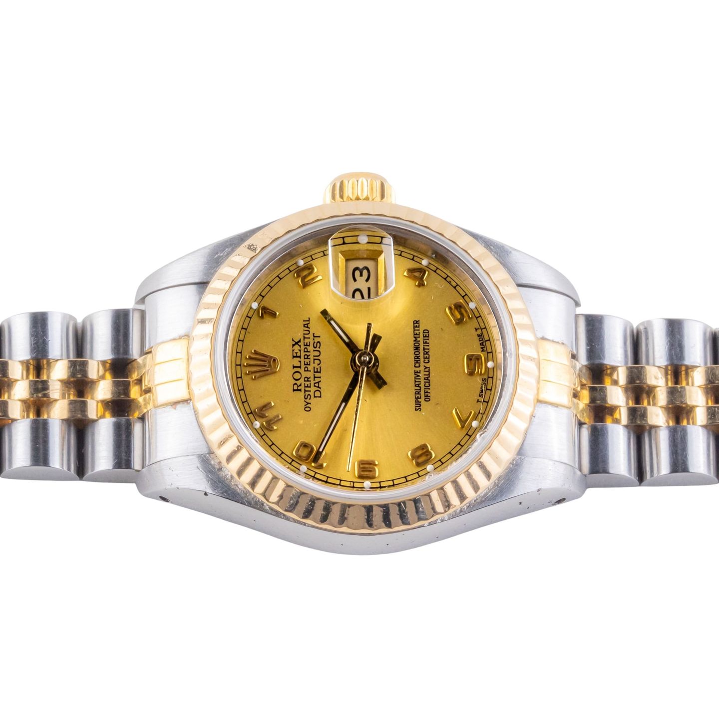 Rolex Lady-Datejust 69173 (1990) - 26 mm Gold/Steel case (5/8)