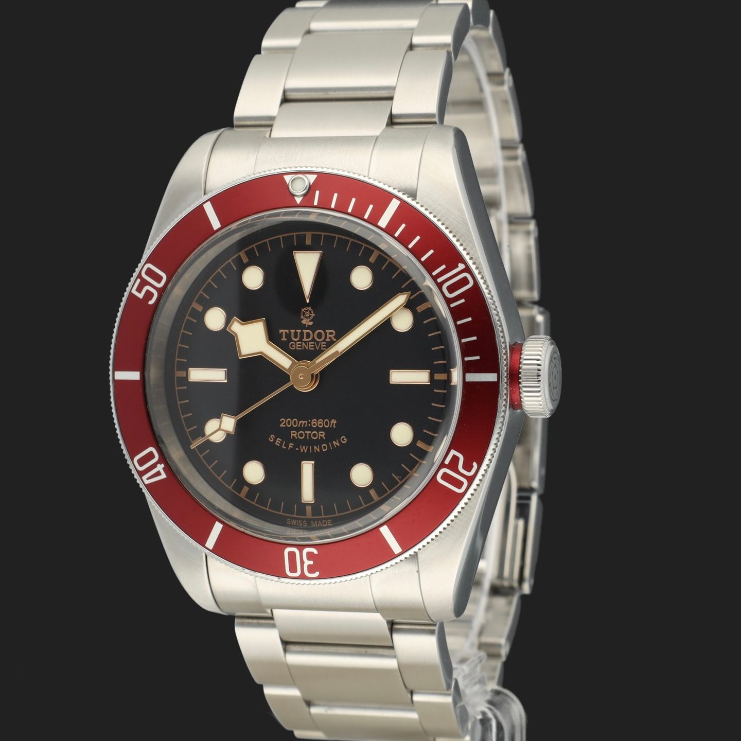 Tudor Black Bay 79220B (2014) - Zwart wijzerplaat 41mm Staal (1/8)