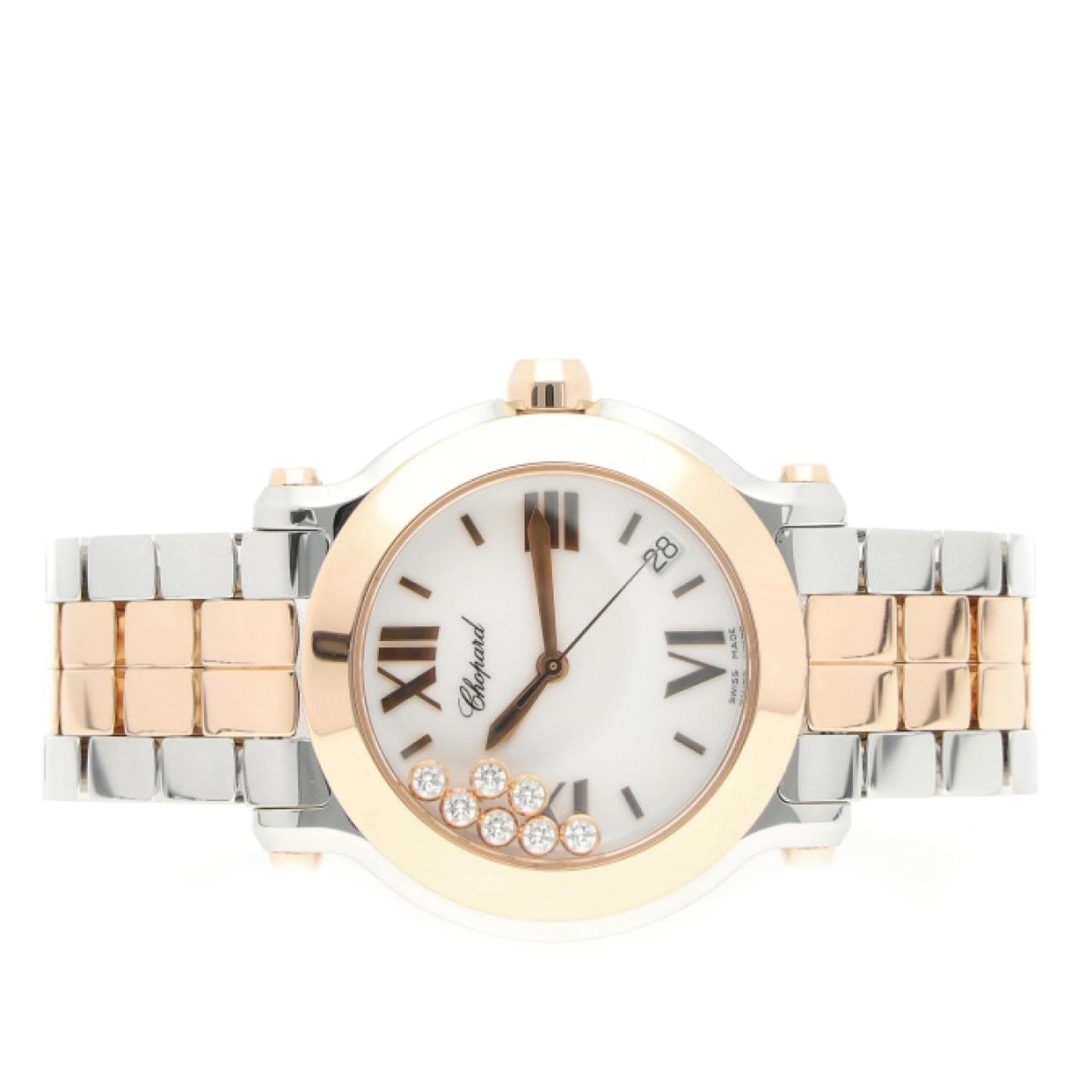 Chopard Happy Sport 278488-9001 (2016) - White dial 36 mm Steel case (6/8)