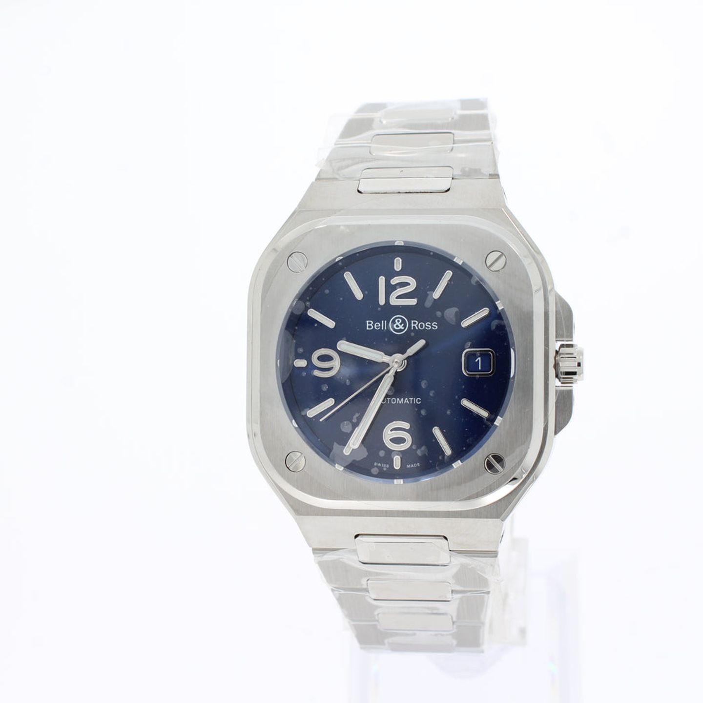 Bell & Ross BR 05 BR05A-BLU-ST/SST (2025) - Blauw wijzerplaat 41mm Staal (1/5)
