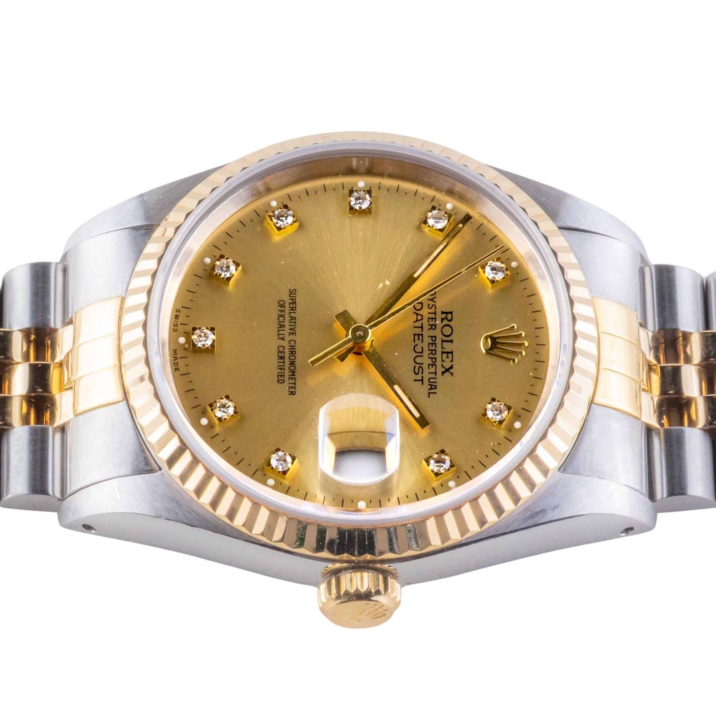 Rolex Datejust 36 16233 (1991) - 36mm Goud/Staal (6/7)