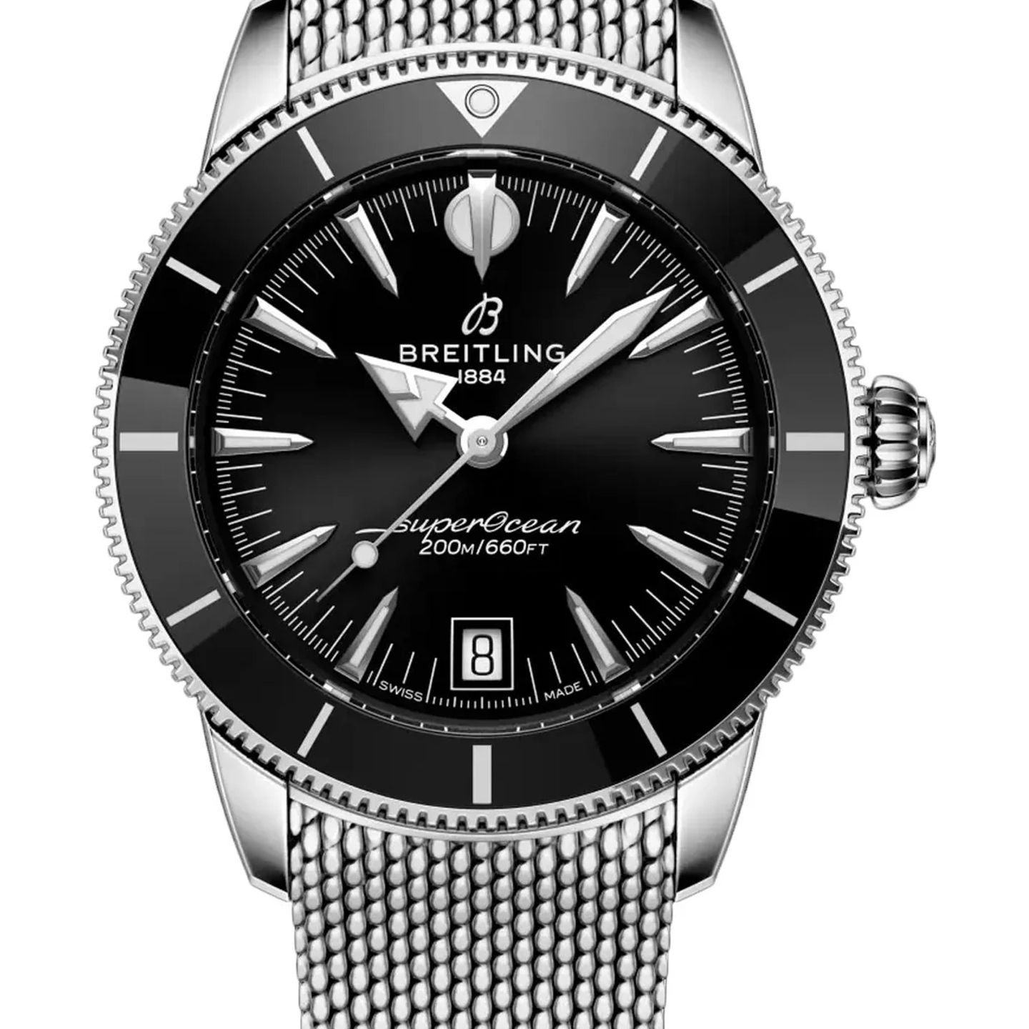 Breitling Superocean Heritage AB3110241B1A1 (2026) - Zwart wijzerplaat 40mm Staal (1/1)