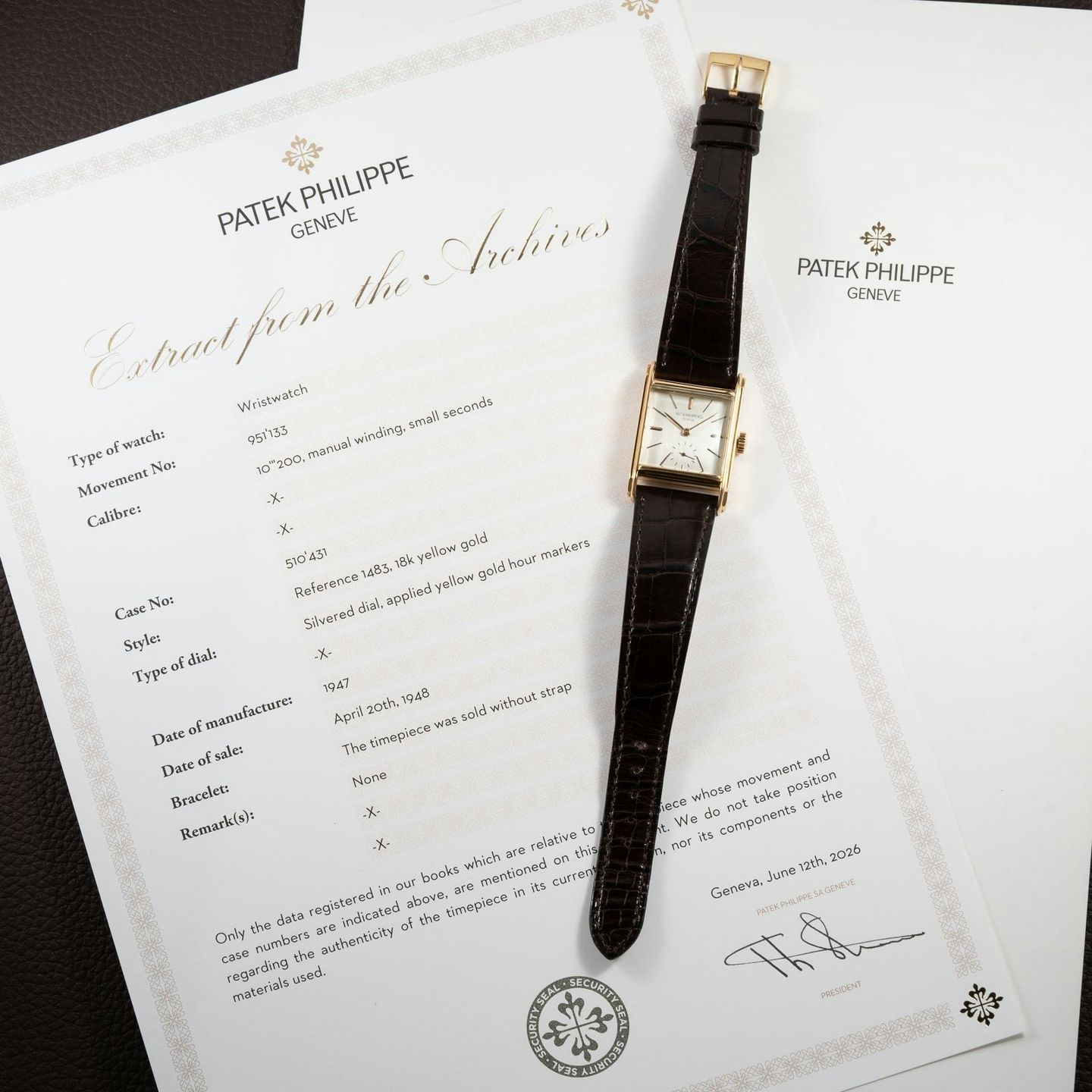 Patek Philippe Unknown 1483 - (3/8)