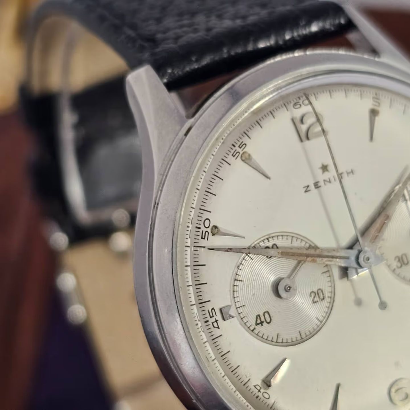 Zenith Vintage Unknown (1940) - Onbekend wijzerplaat 37mm Staal (2/4)