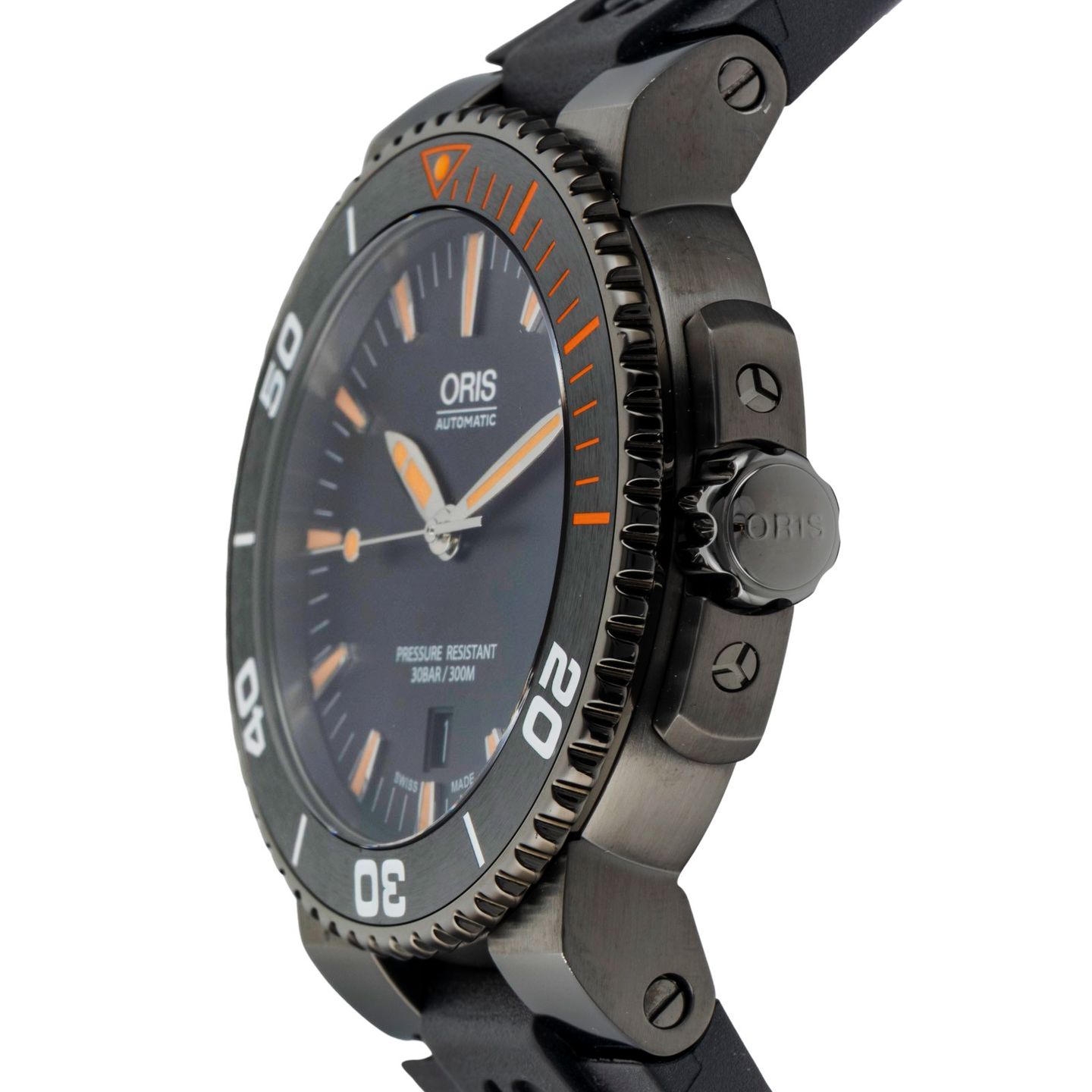 Oris Aquis Date 01 733 7653 4259-07 4 26 34GEB (Unknown (random serial)) - Black dial 43 mm Steel case (6/8)