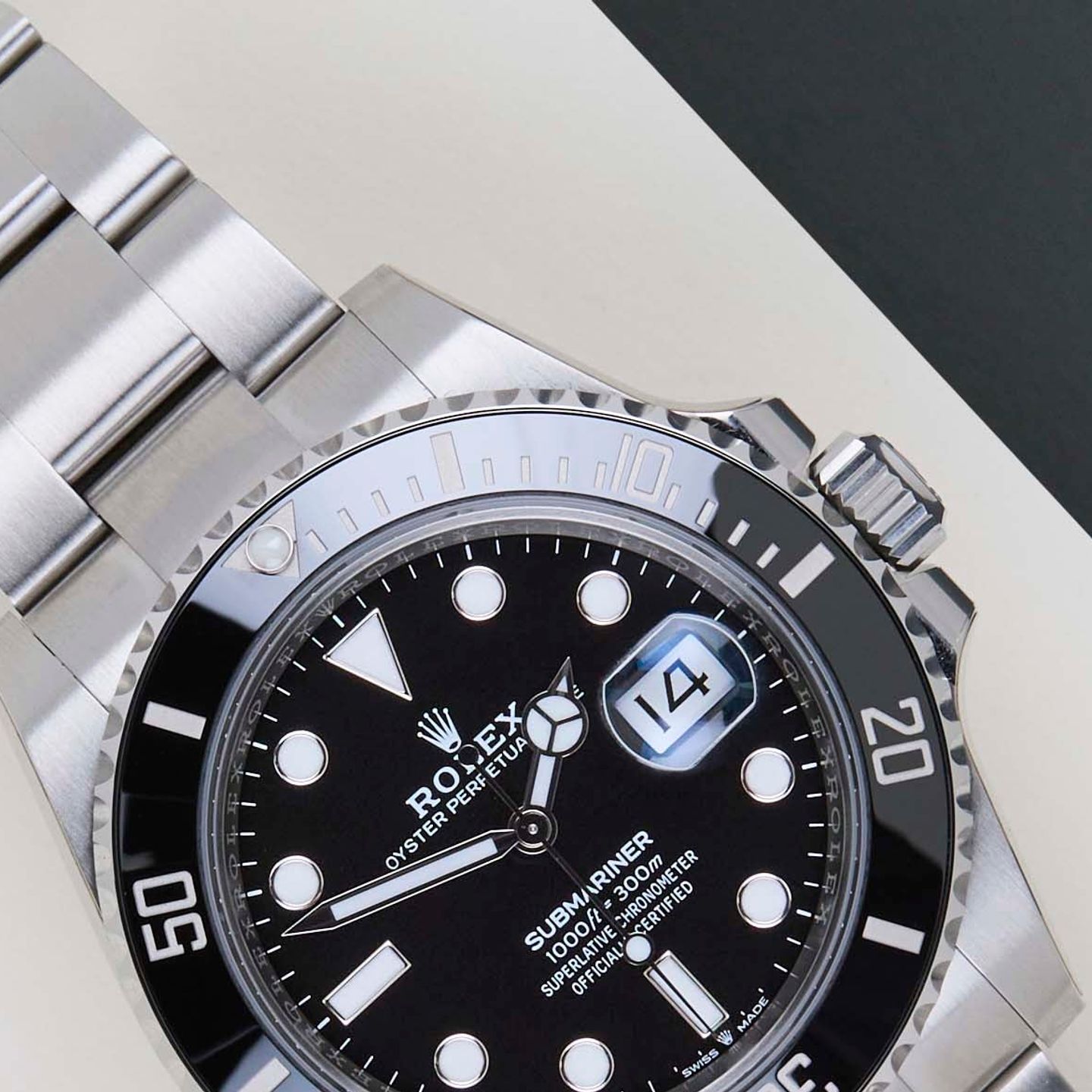 Rolex Submariner Date 126610LN (2021) - Zwart wijzerplaat 41mm Staal (3/8)