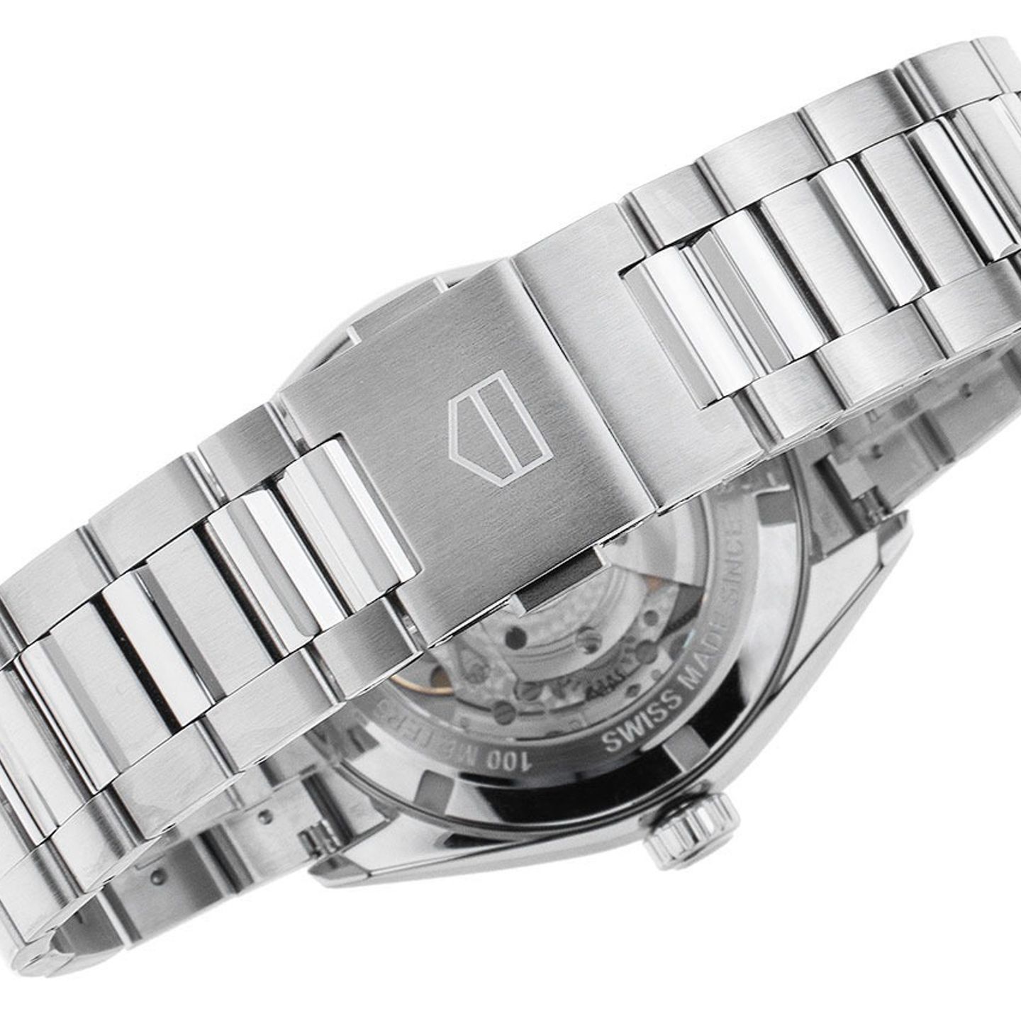 TAG Heuer Carrera Calibre 5 WBN2112.BA0639 (2025) - Blauw wijzerplaat 39mm Staal (7/7)