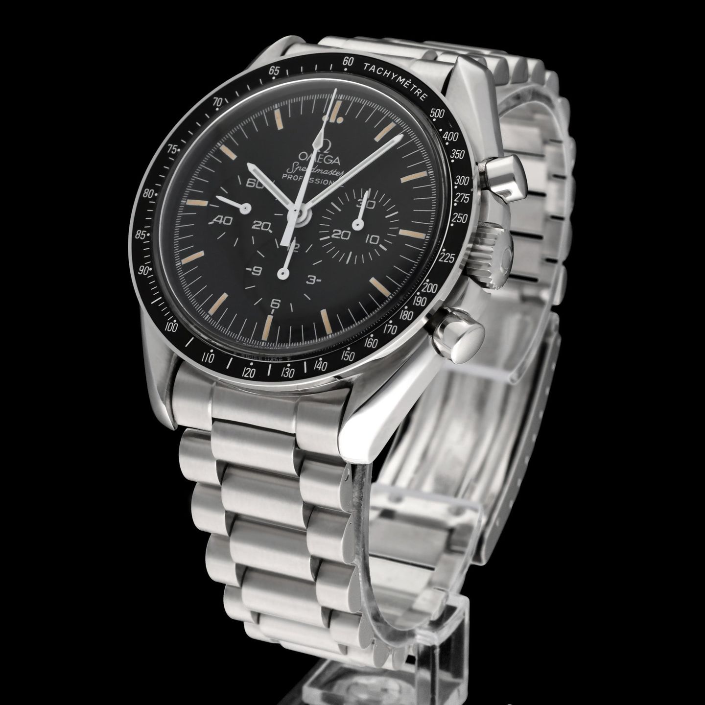 Omega Speedmaster Professional Moonwatch DA 145.0022 (1990) - Zwart wijzerplaat 42mm Staal (2/8)