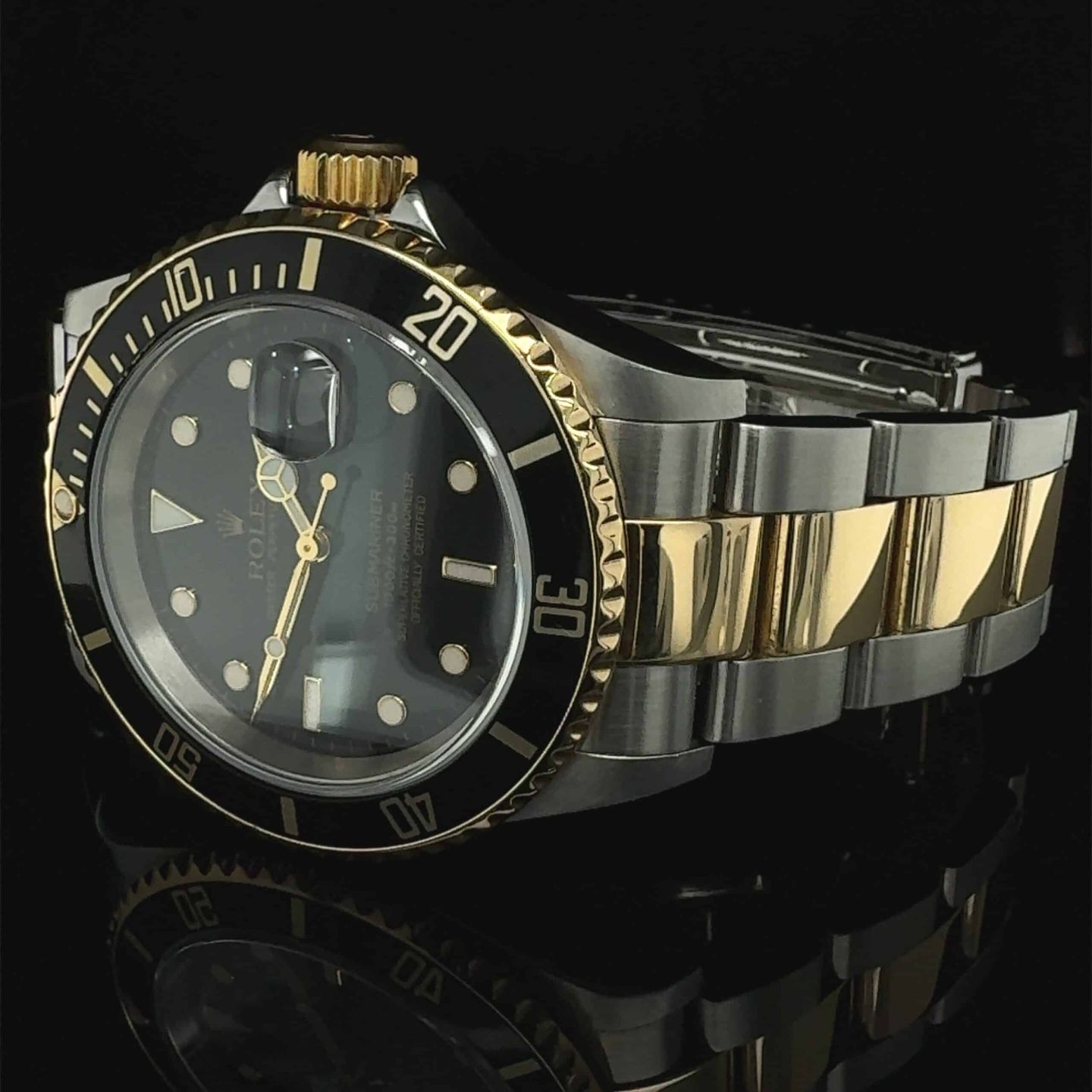 Rolex Submariner Date 16613 (2007) - 40mm Goud/Staal (8/8)