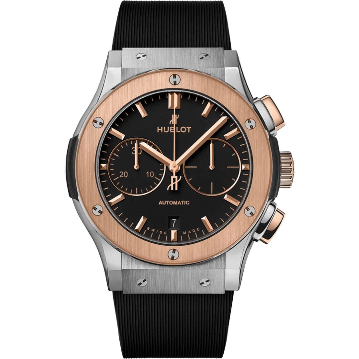 Hublot Classic Fusion Chronograph 521.NO.1181.RX (2025) - Black dial 45 mm Titanium case (1/1)
