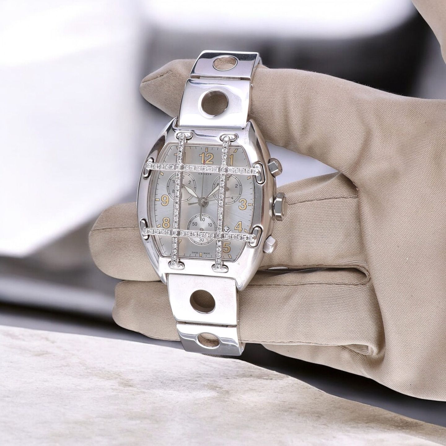 Van Der Bauwede Magnum Unknown (2002) - Zilver wijzerplaat 34mm Zilver (8/8)