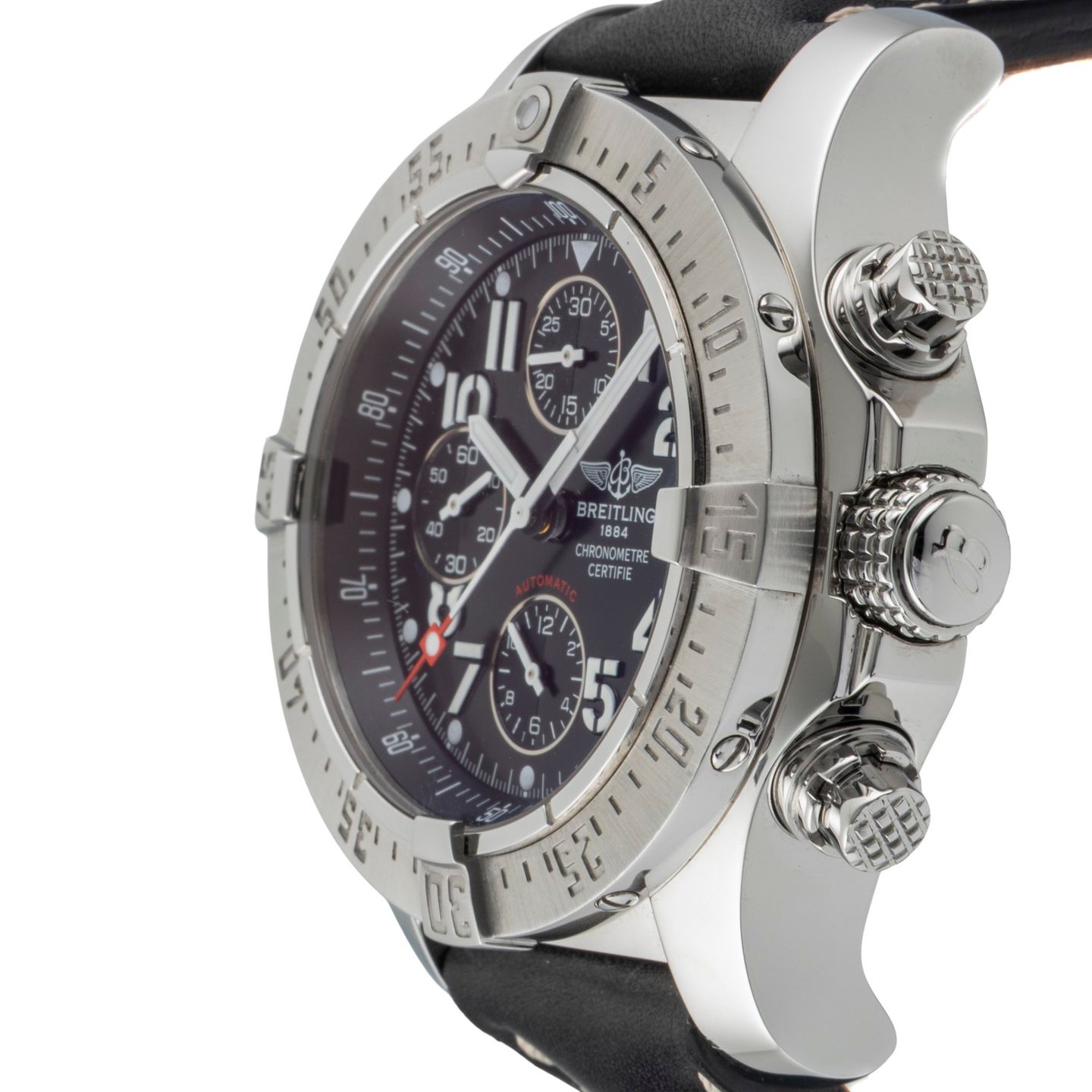 Breitling Avenger Skyland A13380 (Onbekend (willekeurig serienummer)) - Zwart wijzerplaat 45mm Staal (6/8)