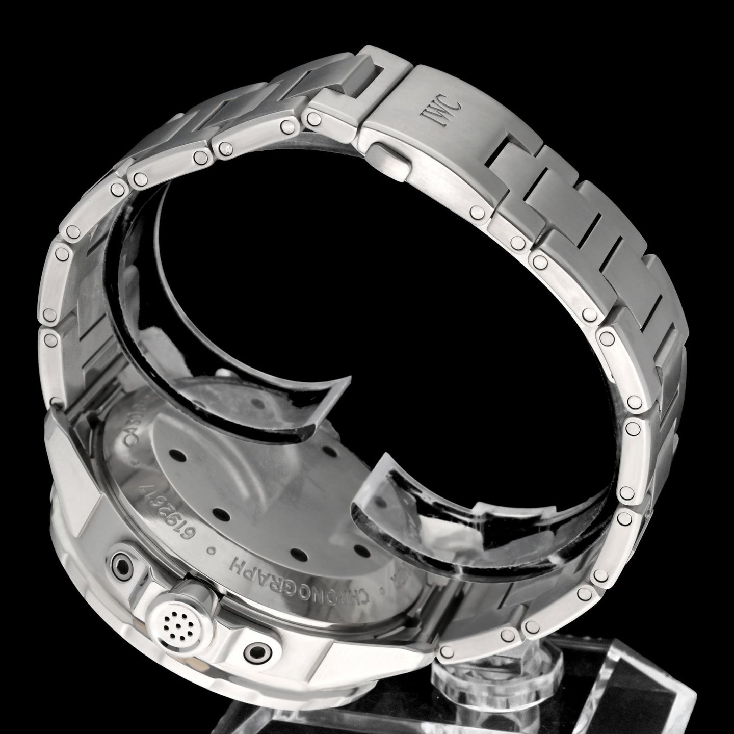IWC Aquatimer Chronograph IW376804 (2016) - Zwart wijzerplaat 44mm Staal (7/8)