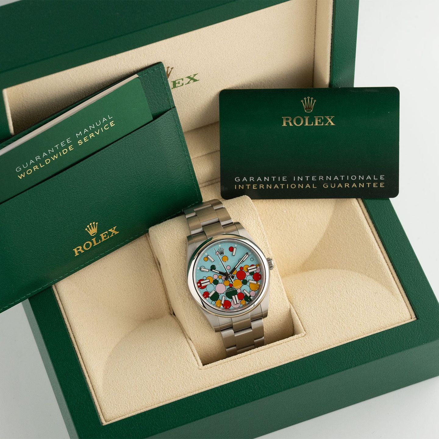 Rolex Oyster Perpetual 41 124300 (2024) - Turquoise dial 41 mm Steel case (7/7)