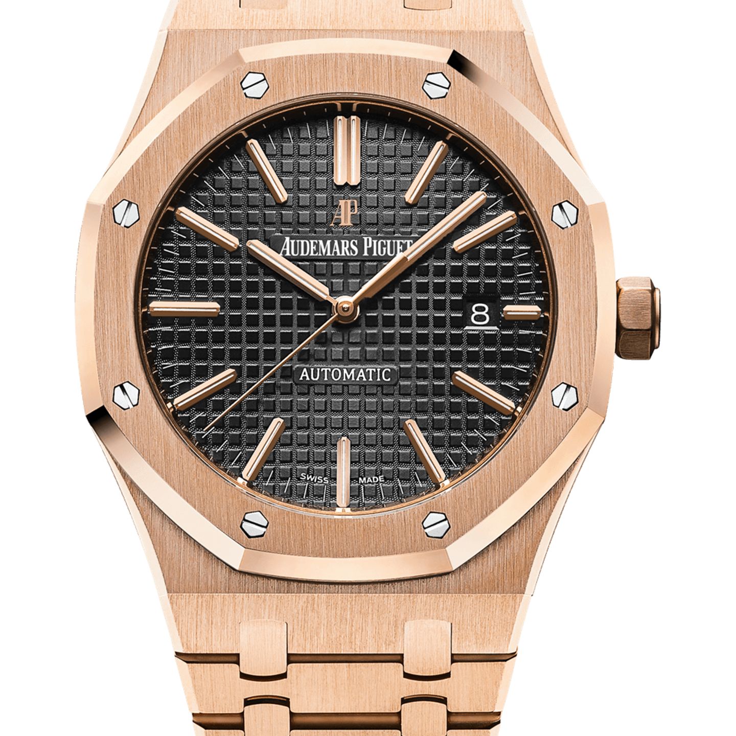 Audemars Piguet Royal Oak Selfwinding 15400OR.OO.1220OR.01 (2025) - Zwart wijzerplaat 41mm Roségoud (1/1)