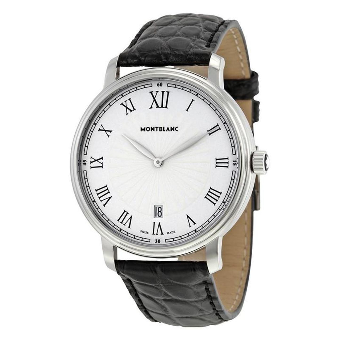 Montblanc Tradition 112633 (2022) - Wit wijzerplaat 40mm Staal (1/1)