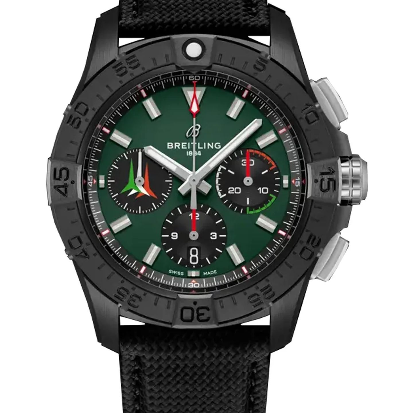 Breitling Avenger SB01462A1L1X1 (2026) - Groen wijzerplaat 42mm Titanium (1/1)