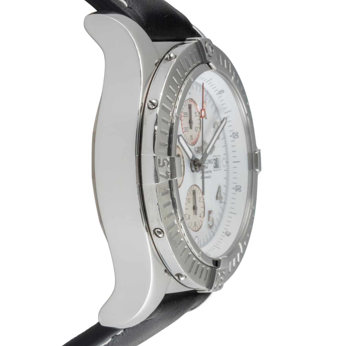 Breitling Super Avenger A13370 (2007) - Wit wijzerplaat 48mm Staal (7/8)