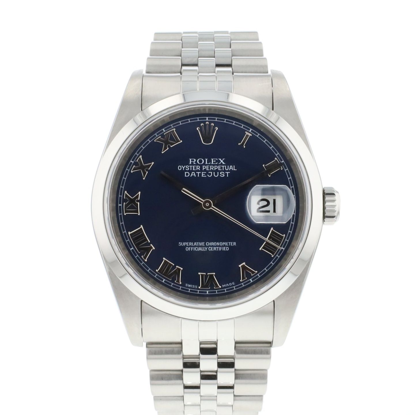 Rolex Datejust 36 16200 (2003) - 36mm Staal (1/6)