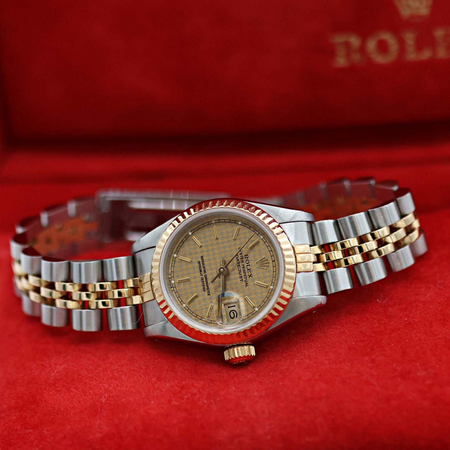 Rolex Lady-Datejust 69173 (Onbekend (willekeurig serienummer)) - 26mm Goud/Staal (3/8)