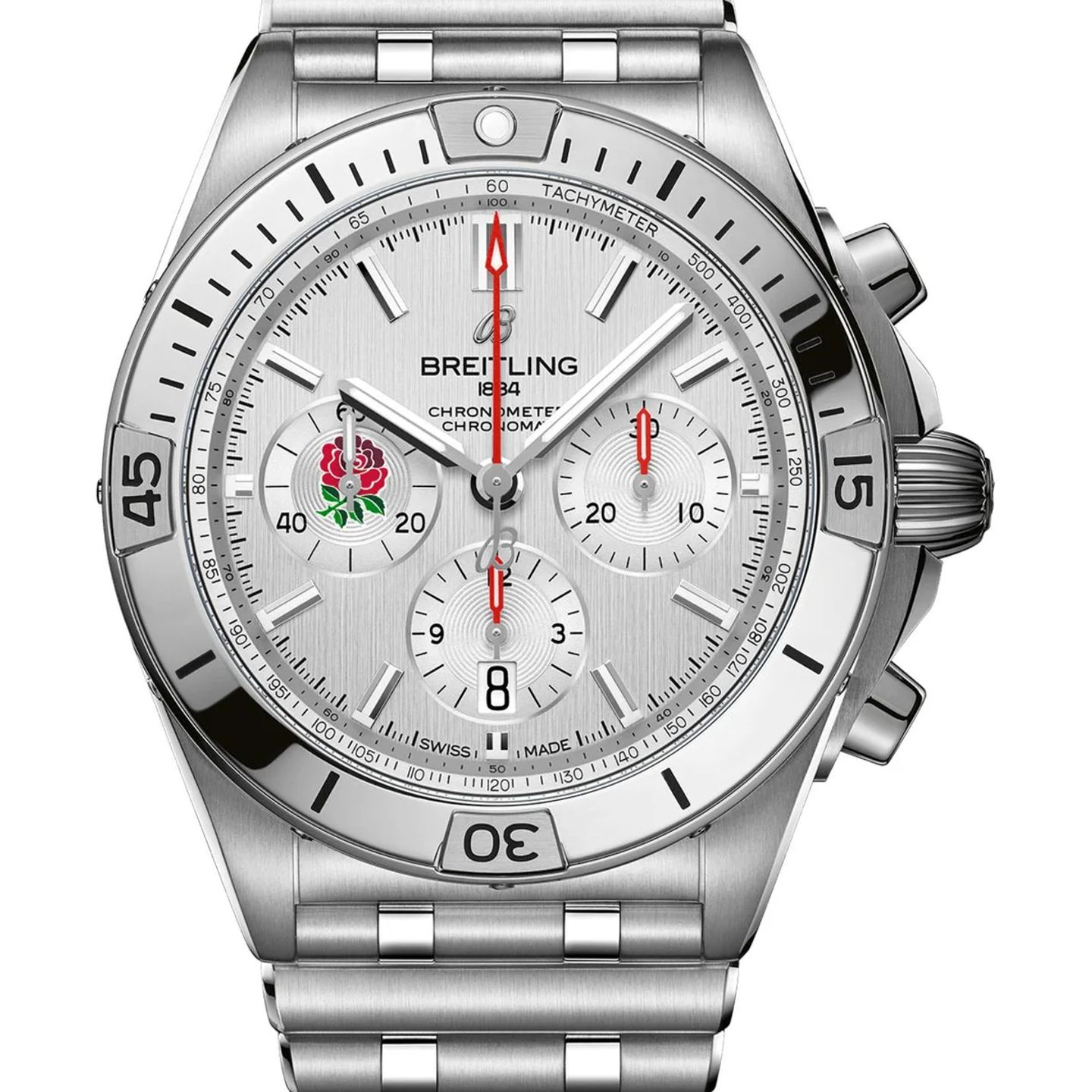 Breitling Chronomat 42 AB0134A71A1A1 (2026) - Zilver wijzerplaat 42mm Staal (1/1)