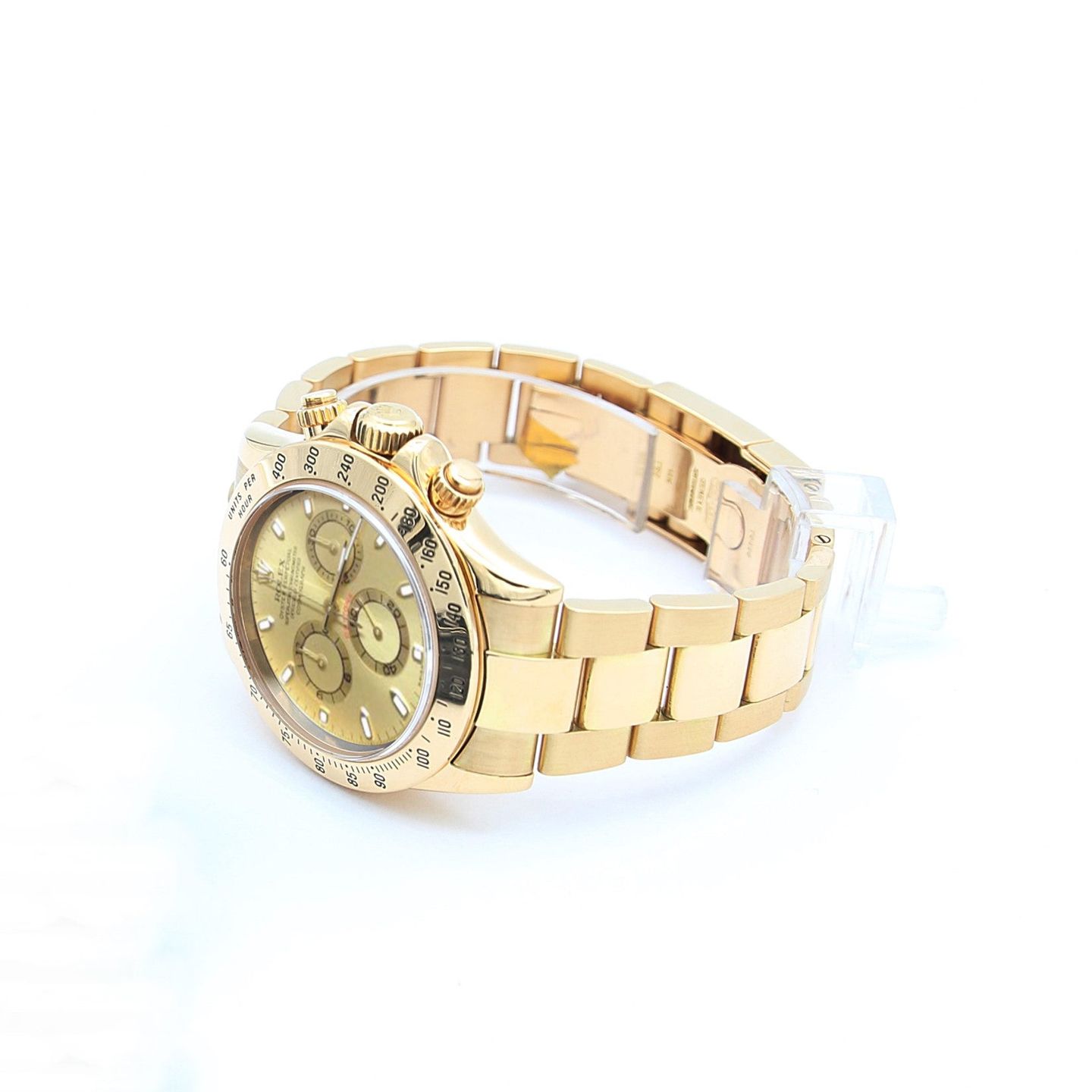 Rolex Daytona 116528 (Unknown (random serial)) - 40 mm Yellow Gold case (3/5)