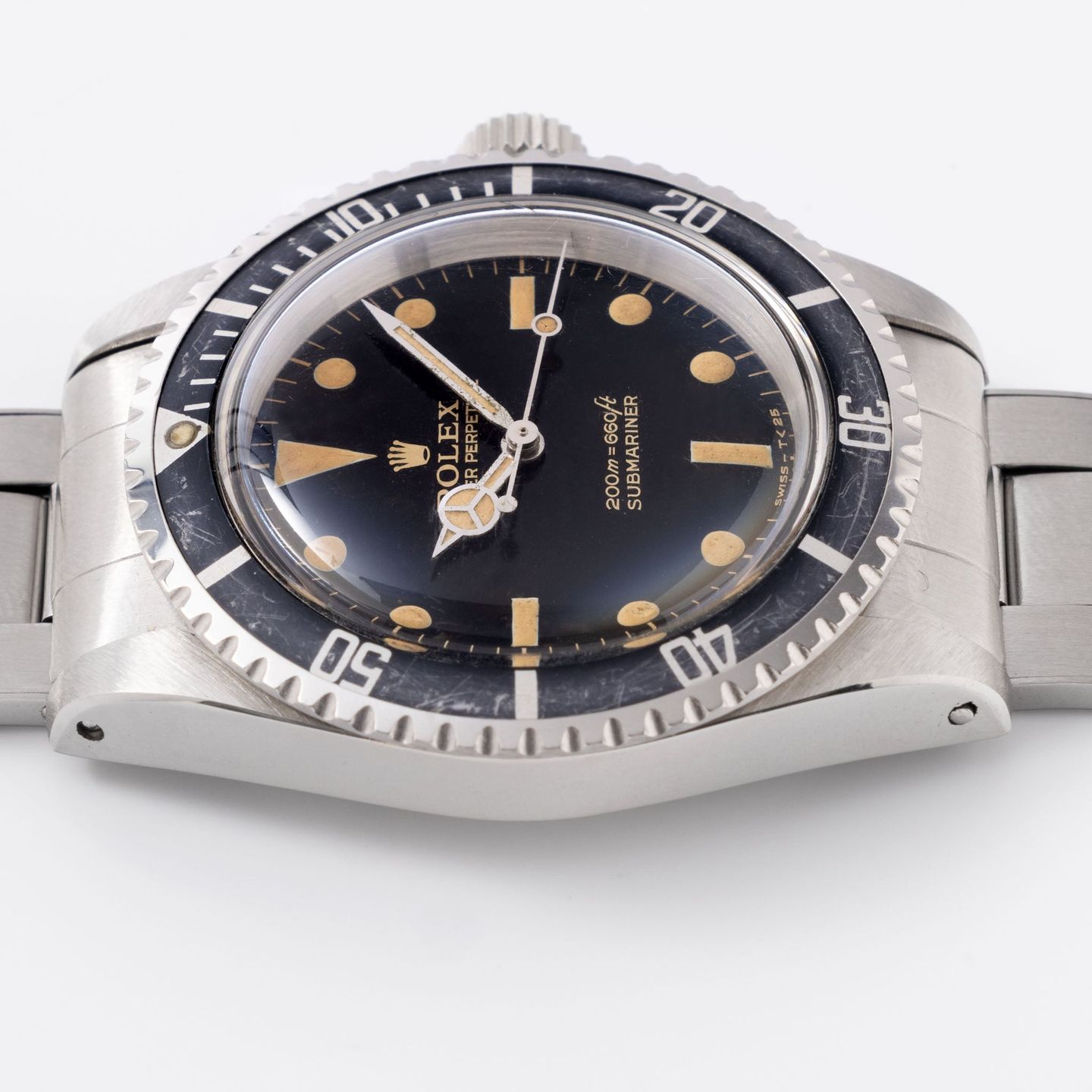 Rolex Submariner No Date 5513 (1966) - Zwart wijzerplaat 40mm Staal (4/8)