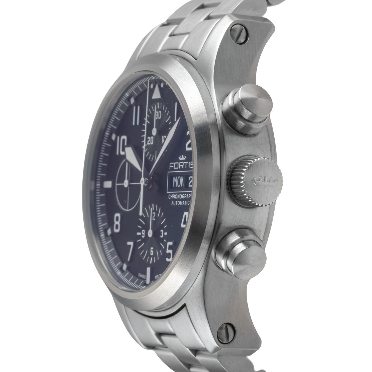 Fortis Chronograph Cosmonauts 656.10.141 (2022) - Black dial 42 mm Steel case (6/8)