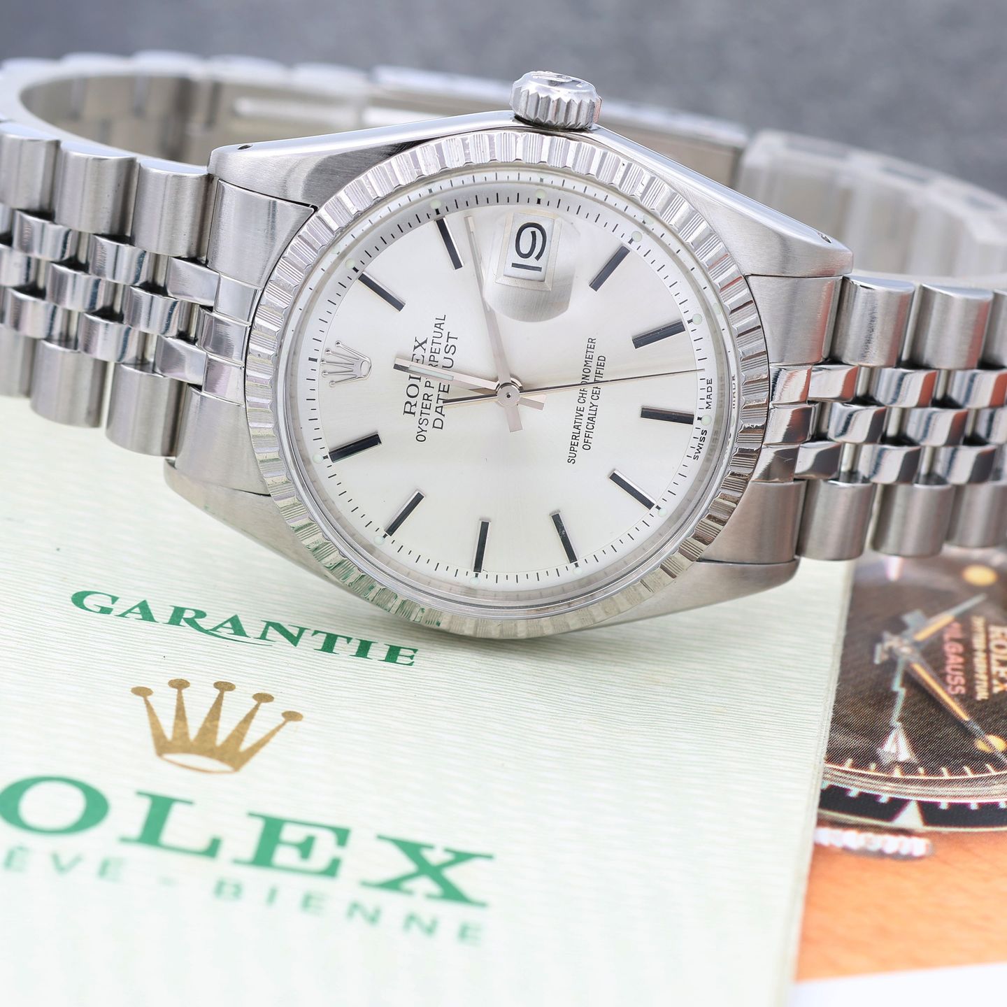 Rolex Datejust 1603 (Unknown (random serial)) - 36 mm Steel case (1/8)