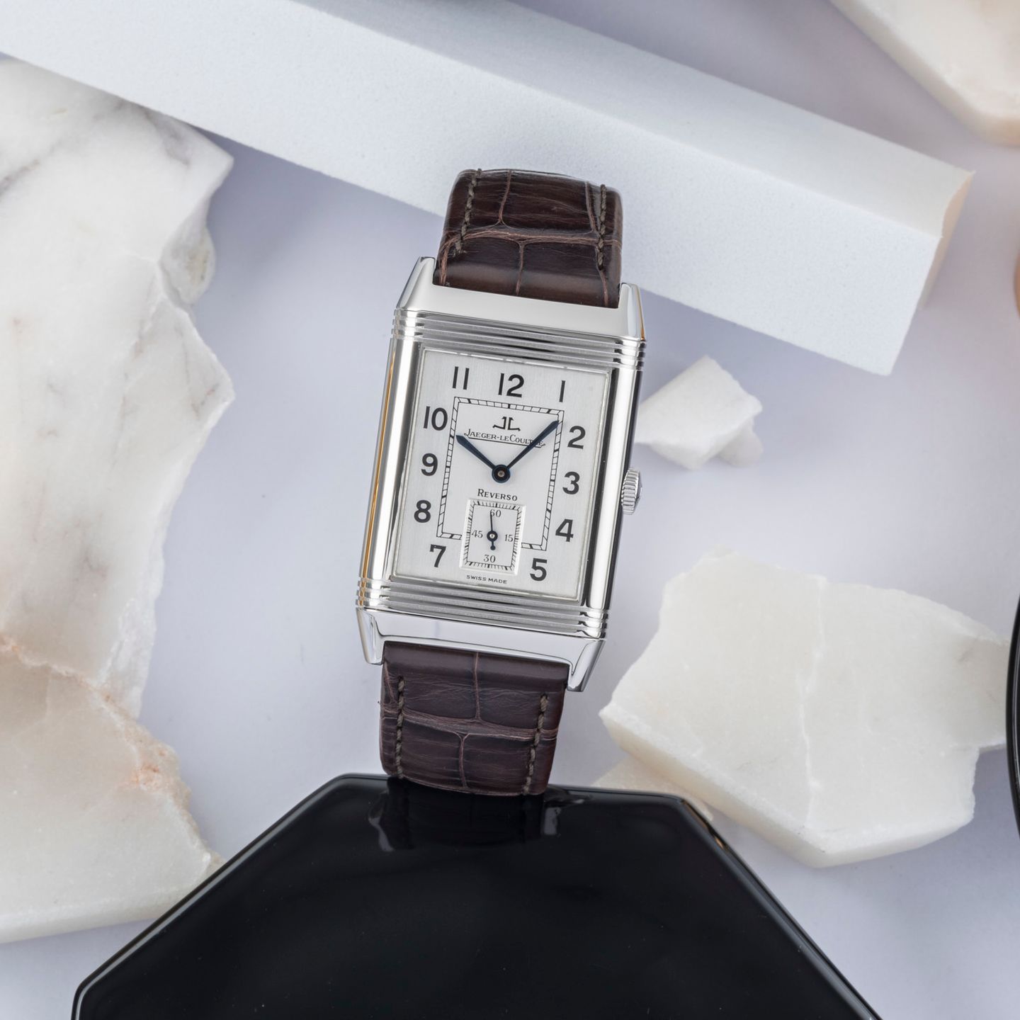 Jaeger-LeCoultre Reverso Q2658460 (2010) - Zilver wijzerplaat 20mm Staal (1/8)