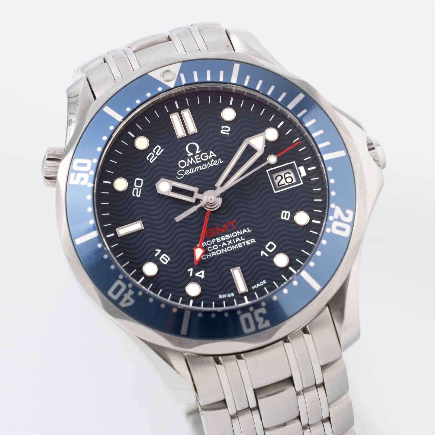 Omega Seamaster Diver 300 M 2535.80.00 (Onbekend (willekeurig serienummer)) - Blauw wijzerplaat 41mm Staal (1/7)