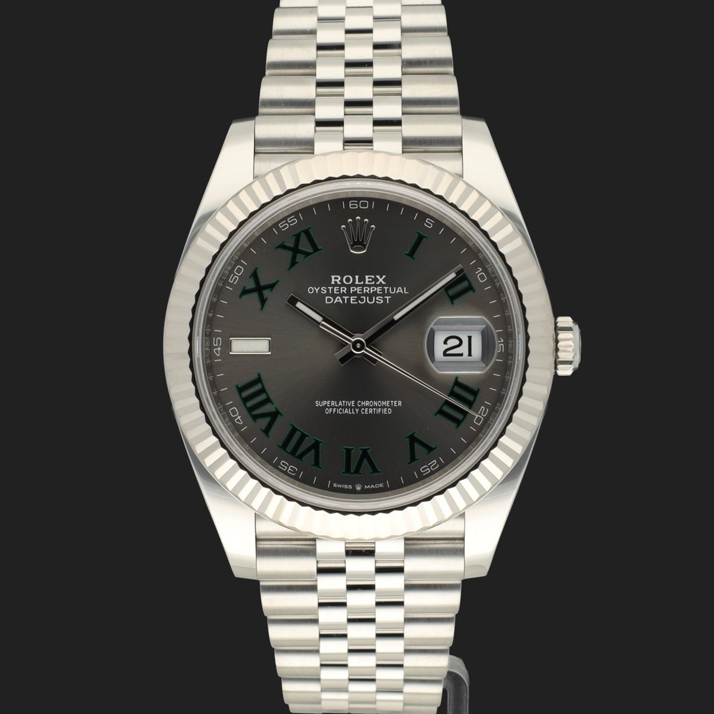 Rolex Datejust 41 126334 (2021) - Grey dial 41 mm Steel case (2/8)