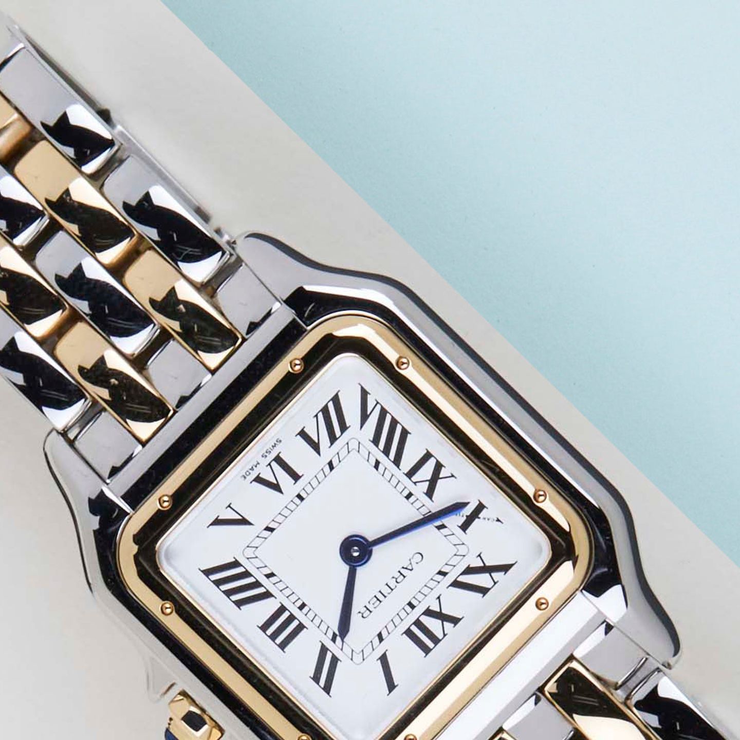 Cartier Panthère W2PN0019 (2025) - White dial 37 mm Gold/Steel case (3/7)