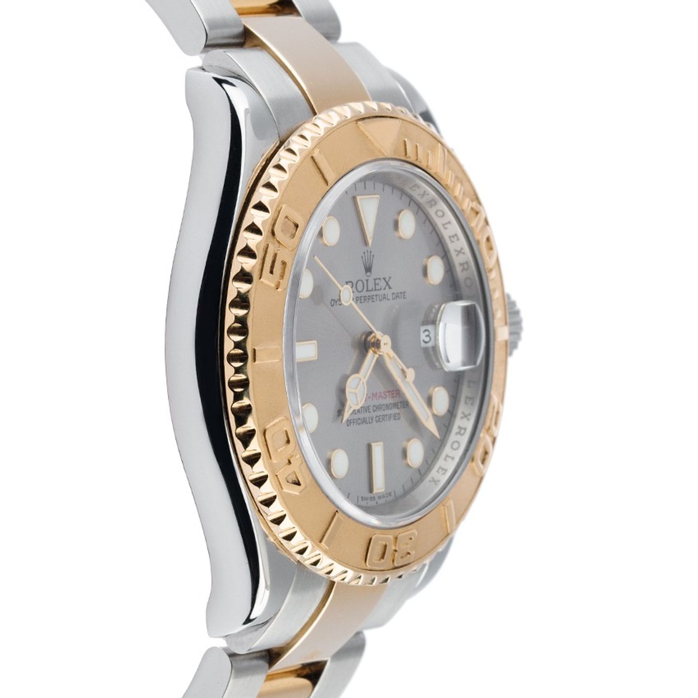 Rolex Yacht-Master 40 16623 (2008) - Grijs wijzerplaat 40mm Goud/Staal (5/8)