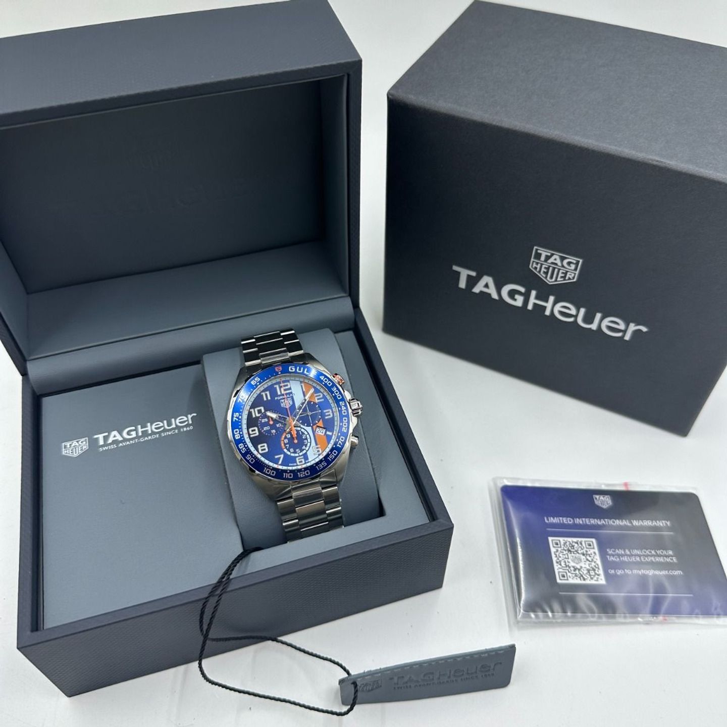 TAG Heuer Formula 1 Quartz CAZ101AT.BA0842 (2023) - Blauw wijzerplaat 43mm Staal (1/8)