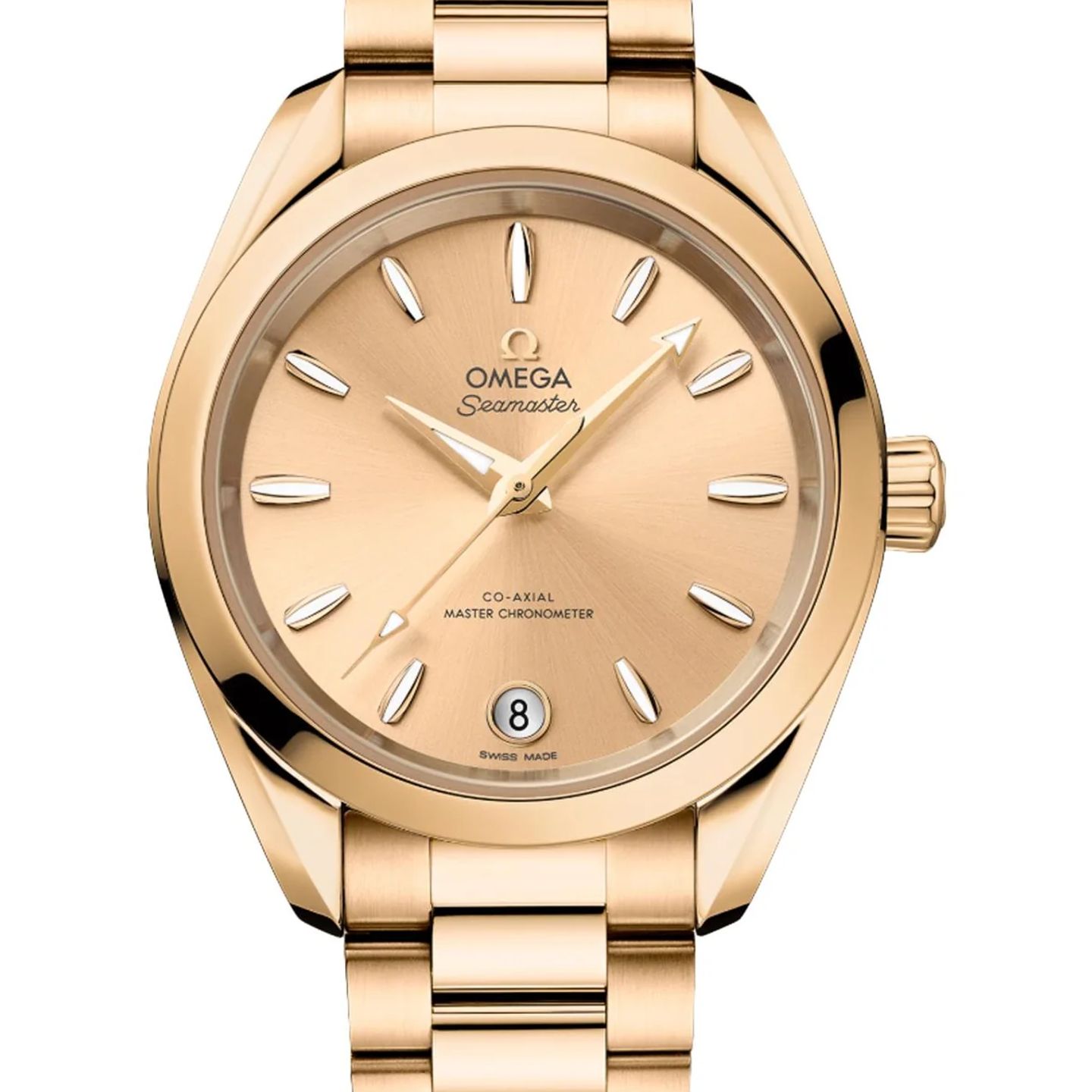 Omega Seamaster Aqua Terra 220.50.34.20.08.001 (2026) - Zilver wijzerplaat 34mm Geelgoud (1/1)