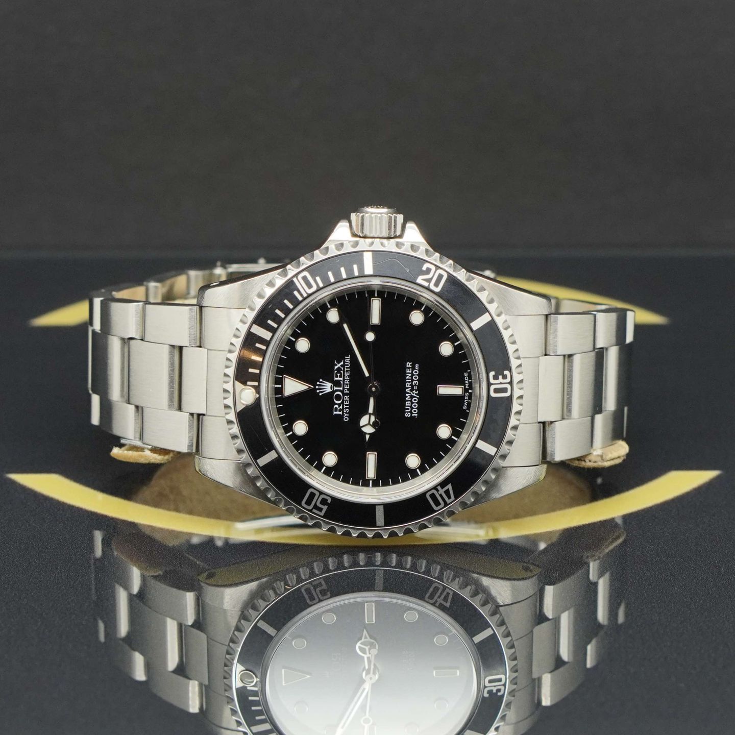 Rolex Submariner No Date 14060 (2000) - Zwart wijzerplaat 40mm Staal (4/7)