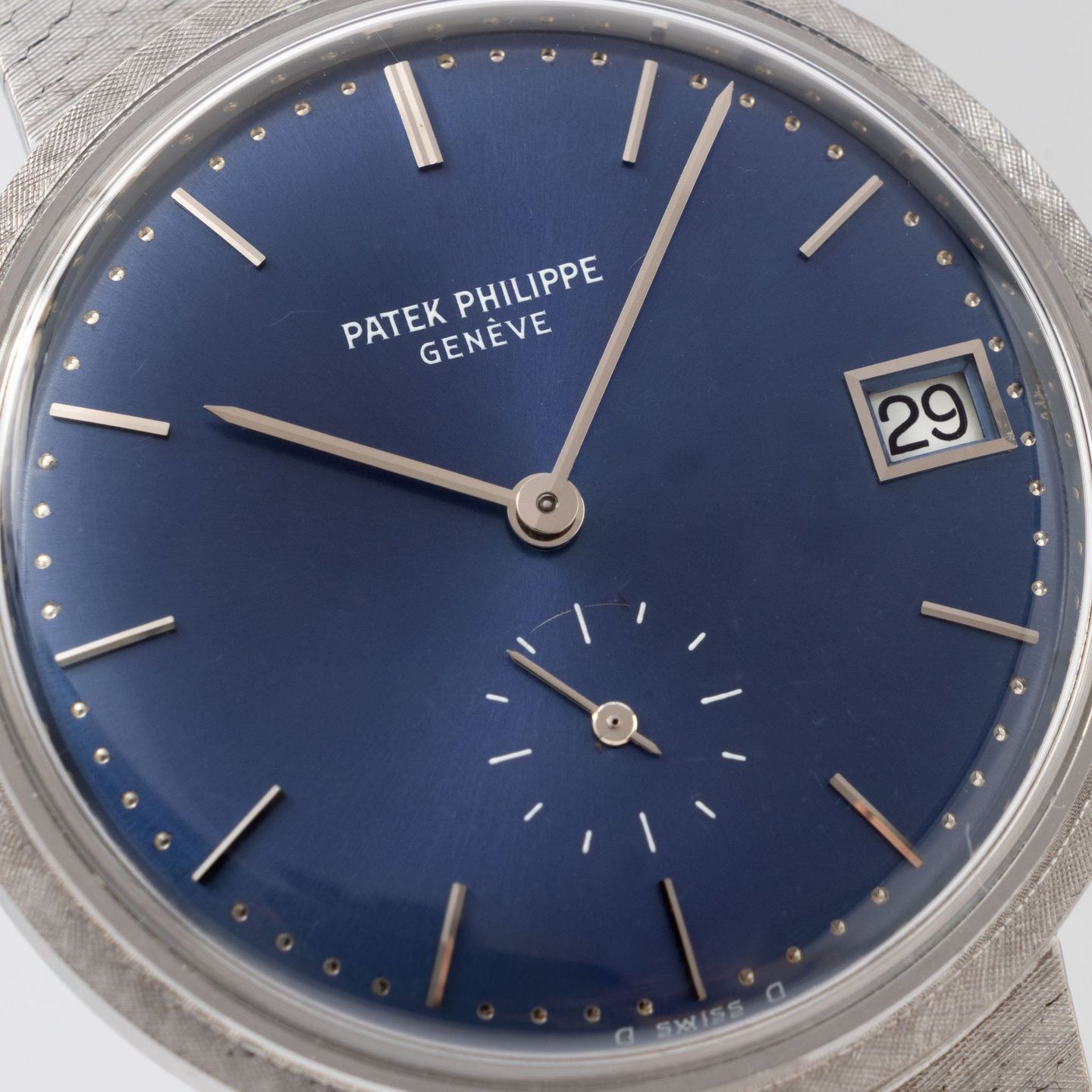 Patek Philippe Calatrava 3445/6 (1970) - Blauw wijzerplaat 35mm Witgoud (4/8)