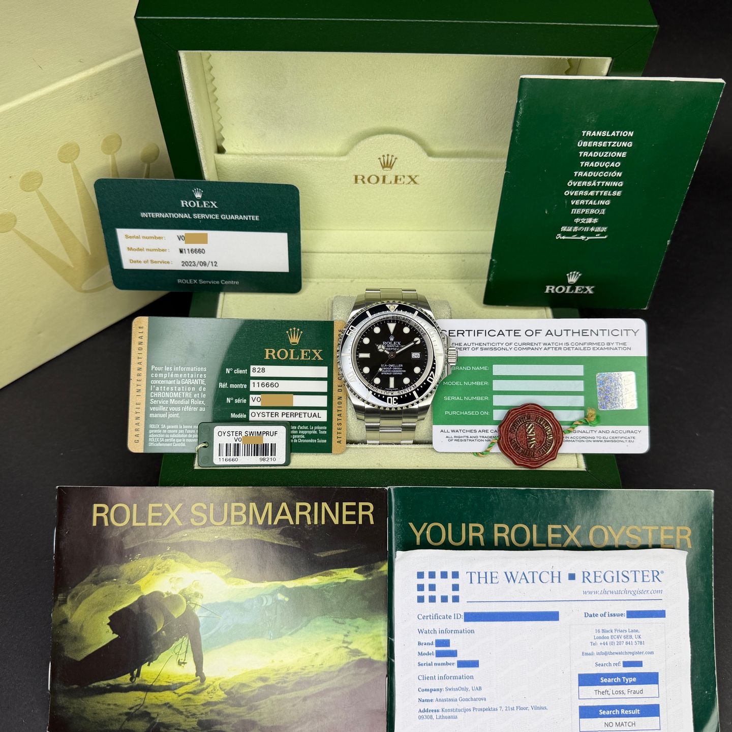 Rolex Sea-Dweller Deepsea 116660 (2009) - 44 mm Steel case (3/8)